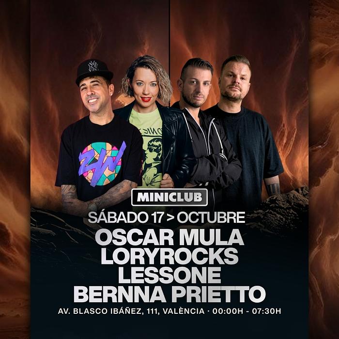 OSCAR MULA | LORYROCKS | LESSONE | BERNNA PRIETTO