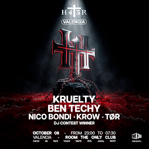 H4T3R VALENCIA w KRUELTY & BEN TECHY