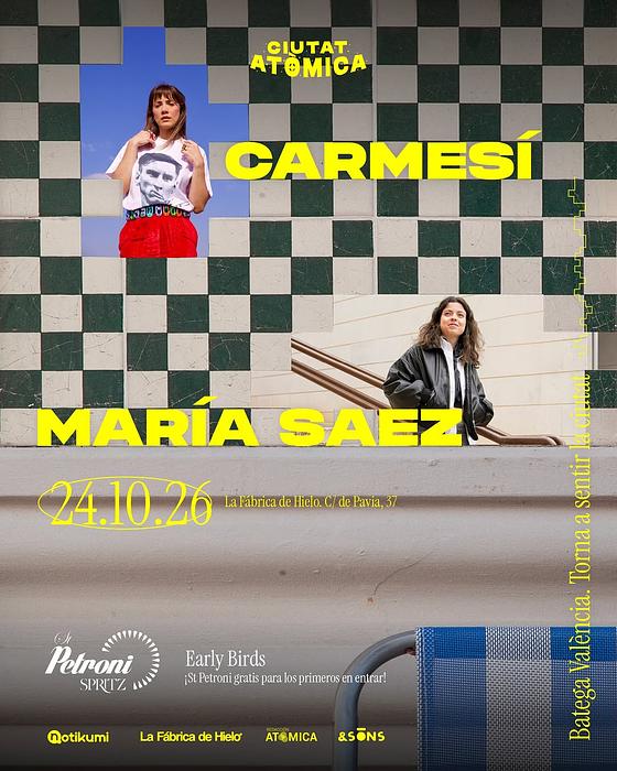 Carmesí + María Saez