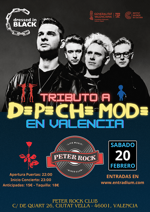 DRESSED IN BLACK / tributo: Depeche Mode