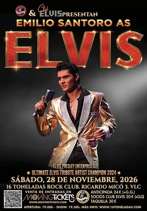 EMILIO SANTORO AS ELVIS. THE ULTIMATE TRIBUTE EXPERIENCE