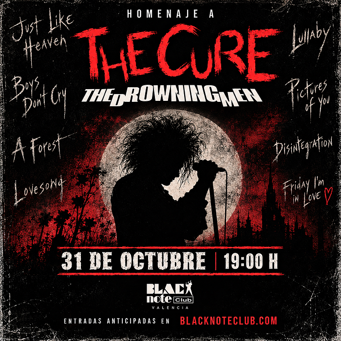 THE DROWNING MEN homenaje a THE CURE