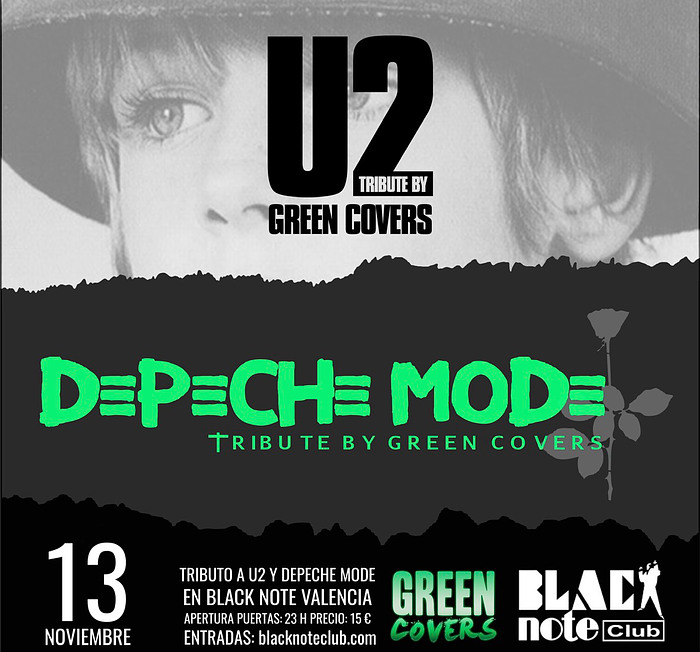 TRIBUTO DEPECHE MODE & U2 by Green COVERS
