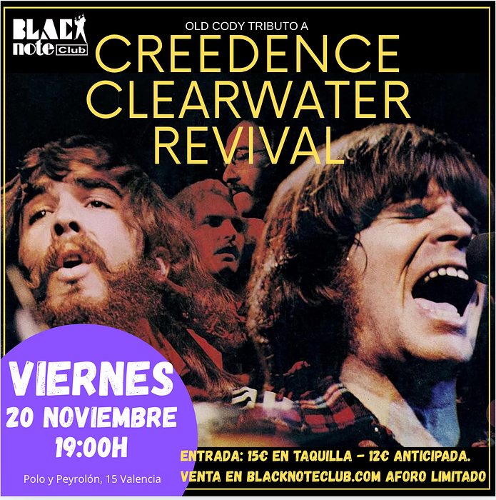 OLD CODY BAND tributo a Creedence Clearwater Revival