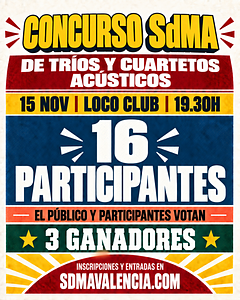 CONCURSO SdMA. TRÍOS Y CUARTETOS ACÚSTICOS